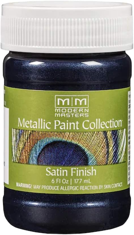 Modern Masters Metallic Paint Collection Shimmer 6oz. (Black Pearl)...