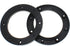 FDXGYH 2 Pcs 6.5-Inch Auto Car Universal Fit ABS Speaker Spacers Car Stereo Speaker Spacer Adaptor Ring Mounting Bracket (Black)...