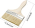 uxcell 5" Width Paint Brush Painting Drawing Oil Glues Faux Bristle Pen Paintbrush Beige...