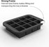 W&P Peak Silicone Everyday Ice Tray w/ Protective Lid | Charcoal | Easy to Remove Ice Cubes | Food Grade Premium Silicone | Dishwasher Safe, BPA F...