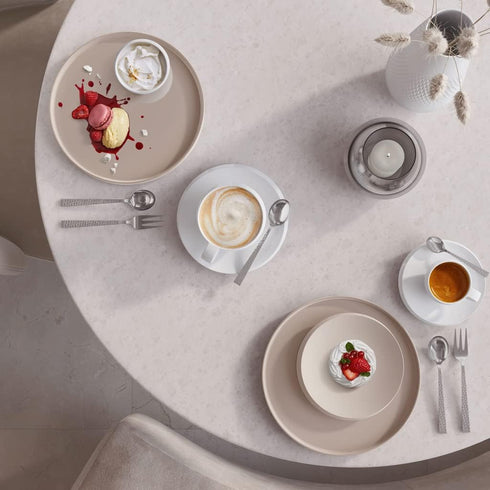 Villeroy & Boch - NewMoon Collection Mocha/Espresso Cup, Premium Porcelain, Made in Germany, Dishwasher and Microwave Safe, White, 3 oz Capacity...