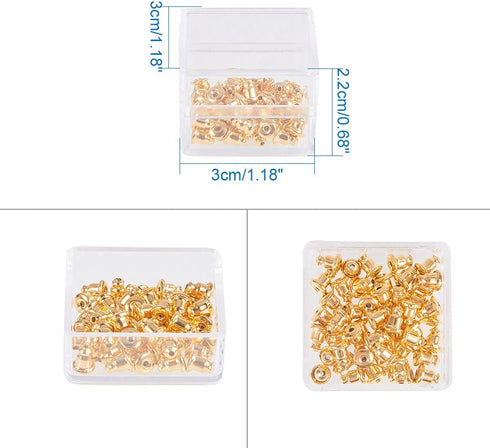 BENECREAT 16 Pack Square High Transparency Plastic Bead Storage Containers Box Case for beauty supplies,Tiny Bead,Jewerlry Findings, and Other Sma...