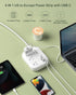European Travel Plug Adapter with USB C, ROOTOMA Outlet Converter US to Europe 3 Outlets 3 USB Ports, International Power Strip for EU Spain Franc...