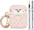 CAGOS for Airpod Case 2nd/1st Generation, Come with Airpod Cleaner Kit, Bling Earpods Case Protective Cover Accessories Keychain Compatible with A...