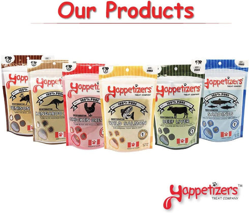 Treat Company 100% Beef Liver Dehydrated Dog Treat | Hand Made in Canada Since 2003 - Equal to 1 Pound of raw Beef Liver (Medium | 85 Grams | 3oz)...