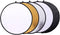 5 in 1 Photo Video Reflectors 12 inch (30cm) Collapsible Multi-Disc Light Round Photography Reflector with Bag -Translucent, Silver, Gold, White a...