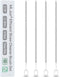 Heavy-Duty Straw Cleaning Brush with Easy Grip Handle for Stanley Tumblers, 10” x 8mm, 4-Pack...