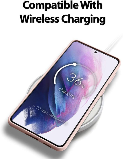 GOOSPERY Liquid Silicone Case for Galaxy S21 Plus (6.7 inches) Silky-Soft Touch Full Body Protection Shockproof Cover Case with Soft Microfiber Li...
