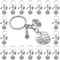 20PCS Microphone Keychian Musical Instrument Keychain Inspirational Gift Music Lover Gift Appreciation Gifts for Music Teacher Student Musicians E...