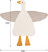 Baby Toys Lovey Blanket Soft Duck Blankets for Newborn Essentials 0-6 Months, Sensory Stuffed Animal Security Blanket for Boys and Girls (White, D...