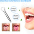 2 Pack Tongue Scraper Cleaner for Adults & Kids, Medical Grade Metal Tongue Scrapers with Travel Case, Wide-Head Tongue Cleaners Set for Fresh Bre...