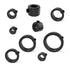 3PCS Drill Stop Bit Collar Set(16mm) Carbon Steel Drill Bit Hole Adjustable Depth Split Positioner Ring, Tighten by Stops Set-Screw...