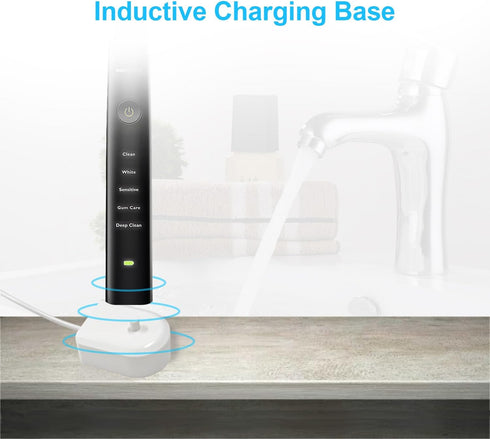 USB Replacement Charger Base for Philips Sonicare Electric Toothbrush HX6100, Portable Charger Base for Philips Sonicare HX3000 / HX6000 / HX8000 ...