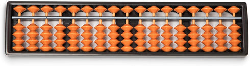 Digital Standard Abacus-25.4 cm-Professional 17-Column Soroban Calculator (Functional and Educational Tool)...