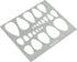 Aleks Melnyk No.151 Metal Stencil for Jewelry, Shape Earring Teardrops Cutouts Stencil, Lapidary Template for Cabochons, Tear Drop, Jewelry Making...
