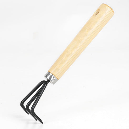Worth Garden Hand Cultivator - Powder Coated Metal Hand & Wood Handle - Garden Hand Tool for Tilling Soil - T242A00...
