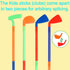 Toddler Golf Set- Chipping Net with 8 Balls, 4 Plastic 23.3" Kids Golf Clubs 3-5 Indoor Ourdoor Sports Toys Birthday for Toddlers Girls Boys 3 4 5...