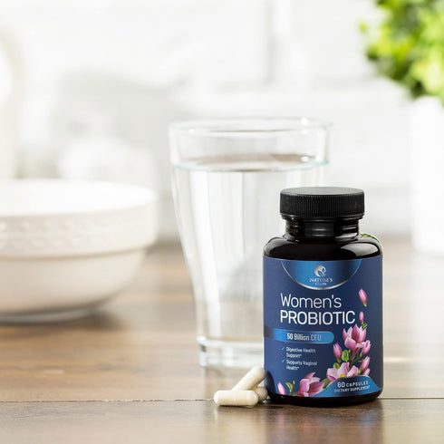 Women Probiotics For Digestive Health With 50 Billion CFU - Multi Strains Womens Probiotic With Acidophilus For Daily Vaginal & Urinary Health Sup...