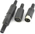 uxcell 2 Set Plastic Housing 7Pin Female + Male DIN Connector Adapter...