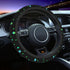 Green Star Steering Wheel Cover Car Accessories for Women Men Auto Non Slip Wheel Covers Protector Universal 15 Inch...