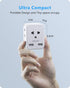 LENCENT EU to US Plug Adapter, European to USA Outlet Adaptor with 2 USB, Europe to American Outlet, 3-Sided Outlet Extender, Wall Tap, Mini Charg...