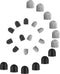 24-Pack Replacement Mesh Fiber Tips & Rubber Tips only Compatible with Granarbol 4-in-1 Stylus Touch Screen Pen 0.20-inch(5mm) & 0.28-inch(7mm) Se...
