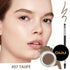 evpct Eyebrow Stamp Pencil Kit for Eyebrows, Makeup Brow Stamp Trio Kit with Waterproof Eyebrow Pencil, Eyeliner, Eyebrow Pomade, 10 Eyebrow Stenc...