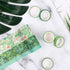 CCINEE 12 Rolls Green Washi Tape Set,Tropical Greenery Leaves Masking Tape for Bullet Journal Scrapbooking Planners Craft Supply...