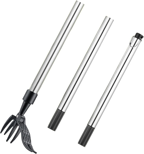 Stand Up Weed Puller Tool with Long Handle for Garden Lawn,Weed Picker with Long Handle Up to 39inch Weed Remover Tool Without Bending or Kneeling...
