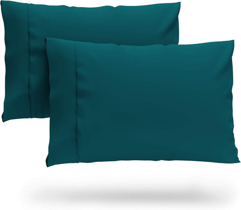 Cosy House Collection Luxury Cooling Rayon Derived from Bamboo Blend Ultra Soft Pillow Cases - Cooling & Breathable - Set of 2 Pillowcases with En...