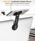 180° Adjustable & Flip Continuity Camera Monitor Mount, Dual Screen Magnetic Phone Holder for Laptop, Slim MacBook Webcam Mount Compatible with Ma...