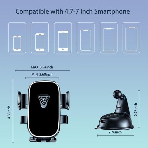 Boat Phone Holder, Waterproof Suction Cup Boat Cell Phone Mount Dashboard Universal Truck Desk Boat Stand Heavy Duty for Boating Kayak Sailing Mar...