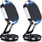 2 Pack Alloy Folding Magnetic Car Phone Holder 360° Rotation Magnetic Phone Holder for Car Super Strong Magnet Magnetic Phone Mount Magnetic Cell ...