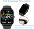 Compatible for Nerunsa P66D 1.85" Smart Watch Screen Protector (6 Pack) Compatible for Poounur P66E Smartwatch Flexible Full Coverage Clear TPU Fi...