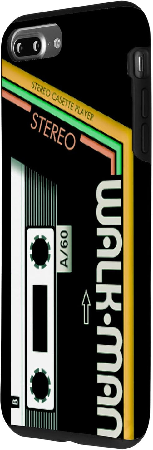 iPhone 7 Plus/8 Plus Vintage Walkman Retro 80s 90s Music Cassette Case...