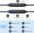 Wired Earbuds Over Ear Headphones for School Students with Microphone Noise Canceling 3.5mm Earphones in-Ear Headset for Tablets iPod iPad MP3 iPh...