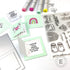 Mini Note by Julie Ebersole, Essentials by Ellen Designer Die Cuts, Note Card, Lunch Notes. DIY cutting dies for card making and scrapbooking...