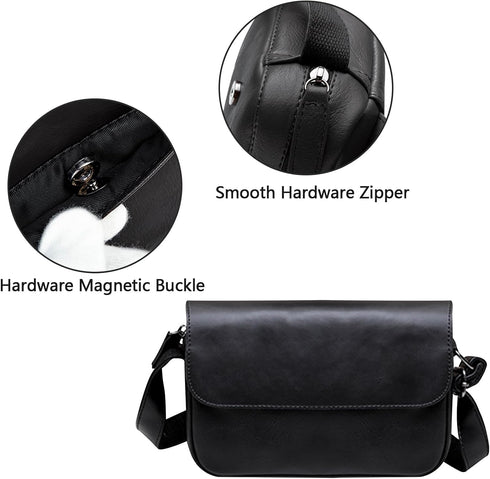 Crossbody bags for Women, Small Crossbody Purse Shoulder Bag, Leather Crossbody Shoulder Handbag, Small Crossbody Bag, Fashion Shoulder Purse with...