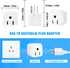 New Zealand Power Adapter USA to Australia Plug Adapter Australia Travel Adapter US to Argentina Australian,China,Type I Plug Adapter 2Pack...