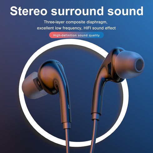 USB C Headphones Wired Type c Earbuds with Microphone Wired Earbuds USB c in Ear Headphones with mic and deep bass Compatible with Type c Devices ...