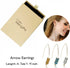 MengPa Boho Drop Earrings for Women Trendy Bohemian Dangle Earring Set Unique Arrow Fashion Jewelry Gold&Silver&Green 4577ABC...