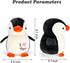 HWD 8.7" Soft Stuffed Penguin Dolls, Stuffed Animals Toys, Gifts for Kids Toddlers Birthday Christmas Day Valentine's Day (Black)...