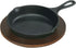 Lodge 8" Round Walnut Stained Wood Underliner...