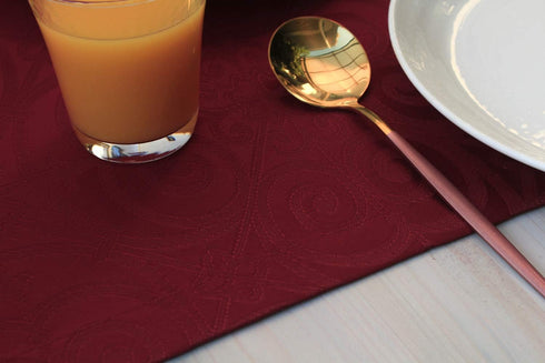 Red Table Runner 36 inch, Cranberry Dresser Scarf, Outdoor Coffee Table Runner, Burgundy Dining Table Runners for Fiesta, Dinner Parties, Events, ...