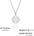 EUEAVAN Jerusalem Crusaders Cross Pendant Necklace Jerusalem Medallion Disc Greek Religious Medieval Jewelry Baptism Gift Women Men...
