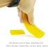 ECOmorning 2-Piece DIY Mini Squeegee Set - Soft Silicone Window Tint Squeegee for Glass, Mirror, Shower - Yellow (4.7in x 1.9in, 2.4in x 1.9in)...