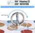 Transparent Phone Ring Holder Grip - EI Sonador Clear Cell Phone Ring Stand Holder Finger Grip Kickstand 360° Rotation, Compatible with Most of Ph...