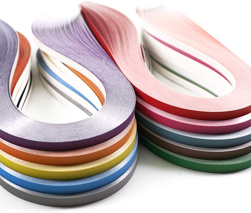 JUYA Paper Quilling Gradient Series Set 10 Colors QP388 (10 Packs Individual, Width: 3mm)...