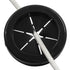 4pcs 1-3/16 (30mm) Inch Black Double Sided Desk Hole Grommets, Six-Petaled Rubber Cable Cord Organizer, Desk Hole Cover Wire Hole Insert for Home ...