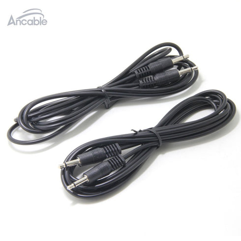 Ancable 2-Pack 3.5mm 1/8 TS Male Mini Plug to Male Mini Plug Monaural Mono Audio Cable 6ft - 12V Trigger, IR Infrared Sensor Receiver Extender...